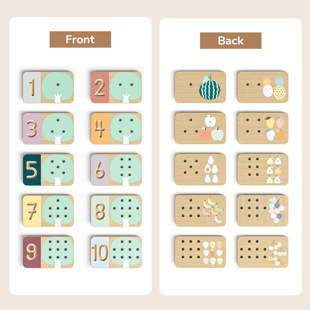 fruit tree skaičių treniruoklis