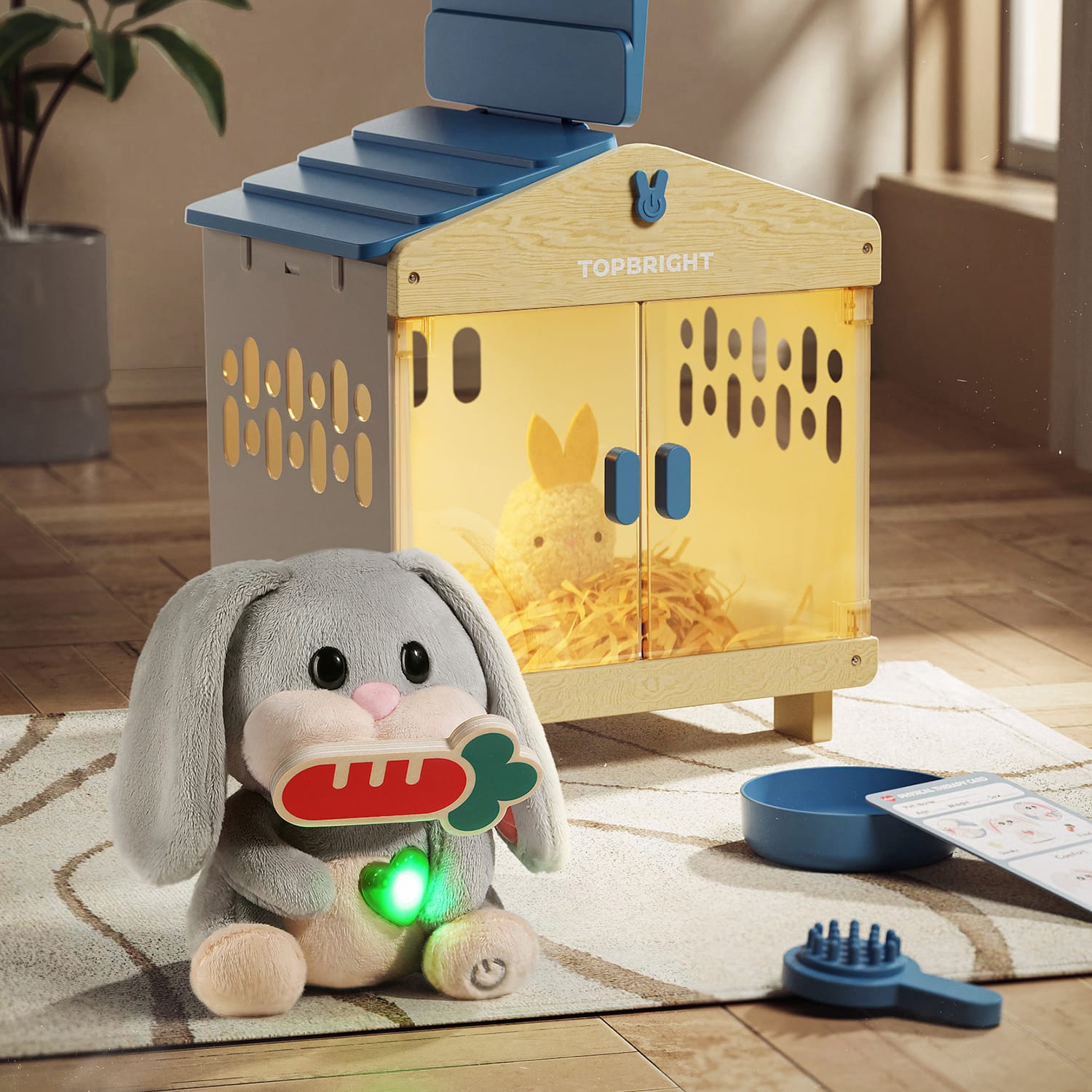 lavinamasis žaislas „zuikio mamytė“