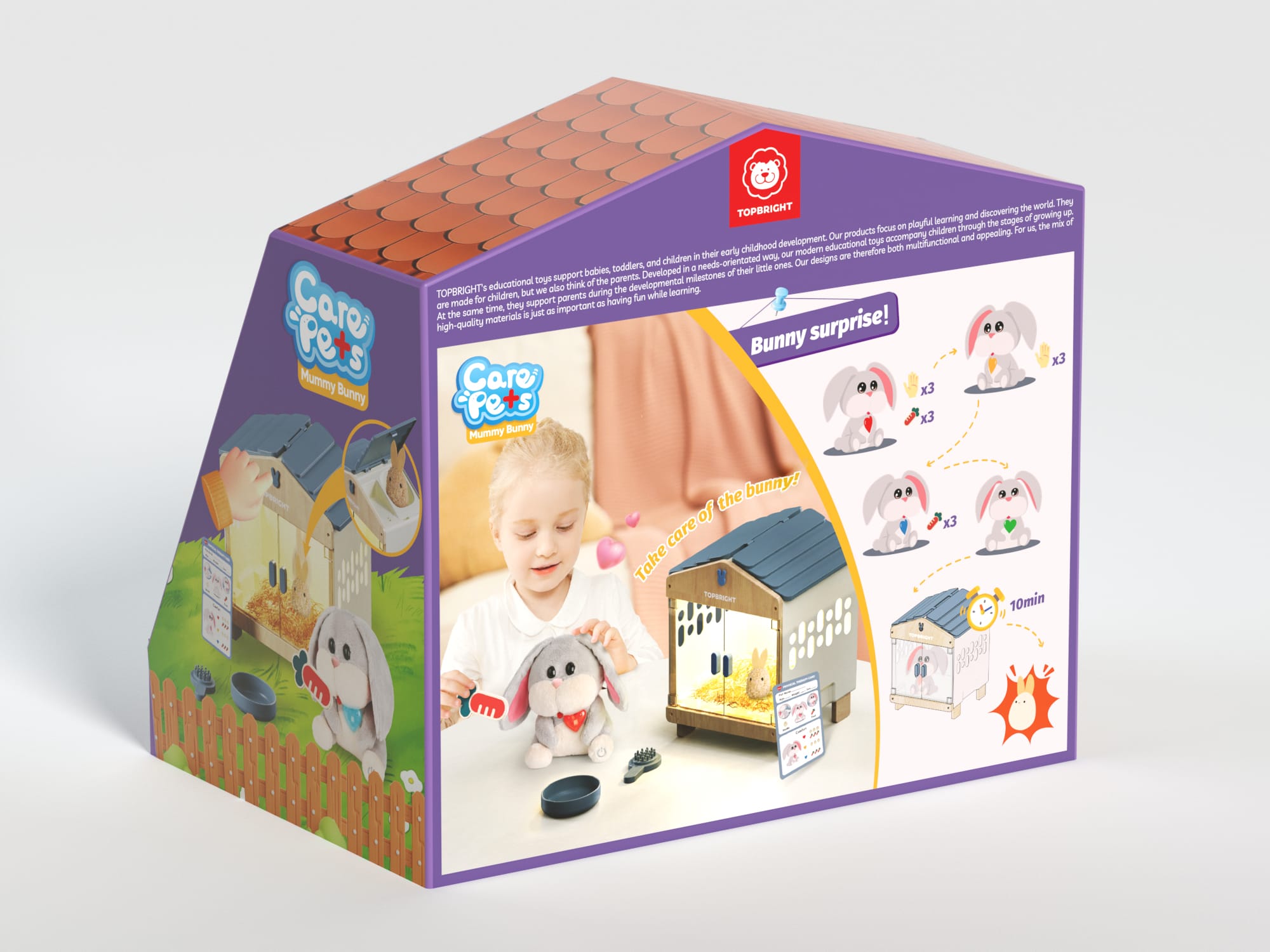 lavinamasis žaislas „zuikio mamytė“